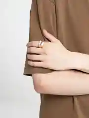 Желтый перстень мужской