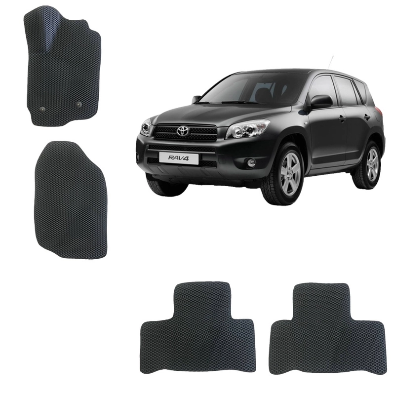 Автомобильные 3D-коврики для Toyota Rav 4 3-го поколения, ЭВА