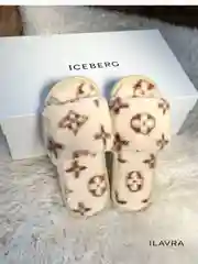 Светло-бежевый тапочки домашние, женские