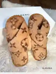 Коричневый тапочки домашние, женские