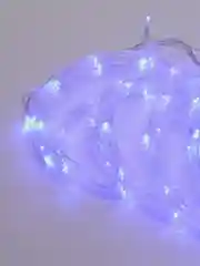 Синий светодиодная LED гирлянда-занавес "Луна"