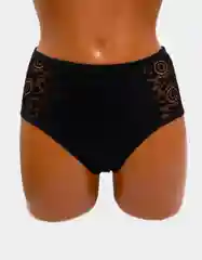 Черный трусы женские из хлопка