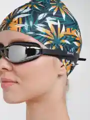 Черный водонепроницаемые очки для плавания
