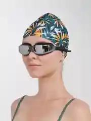 Черный водонепроницаемые очки для плавания