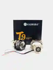 Светодиодные BI-LED линзы AOZOOM Kamiso T9 3" 5500K, автомобильные, 2 штуки