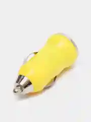 Желтый автомобильное зарядное устройство USB