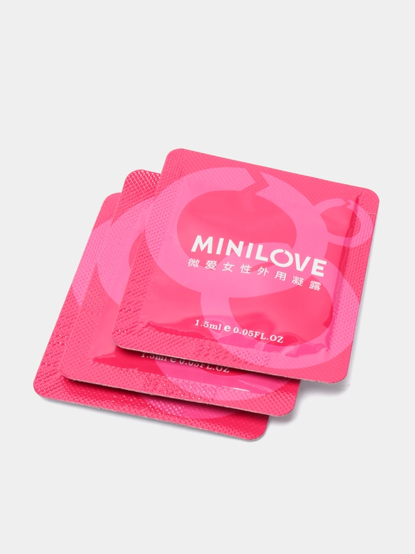 Интимная гель-смазка Mini Love, усиливающая возбуждение, 3 штуки