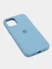 Голубой чехол силиконовый Silicone Case для iPhone 12, 12 Pro, 12 Pro Max, 12 Mini