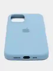 Голубой чехол силиконовый Silicone Case для iPhone 12, 12 Pro, 12 Pro Max, 12 Mini