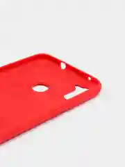 Чехол BoraSCO для Samsung Galaxy M11, красный, с микрофиброй