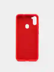 Чехол BoraSCO для Samsung Galaxy M11, красный, с микрофиброй