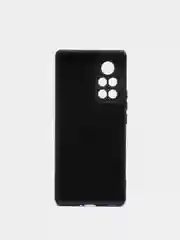Чехол для Honor V40, черный с микрофиброй