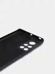 Чехол для Honor V40, черный с микрофиброй