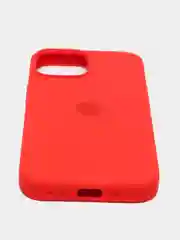 Красный чехол Silicone Case ( Чехол силиконовый ) для iPhone 13 / 13 Pro / 13 Pro Max / 13 Mini