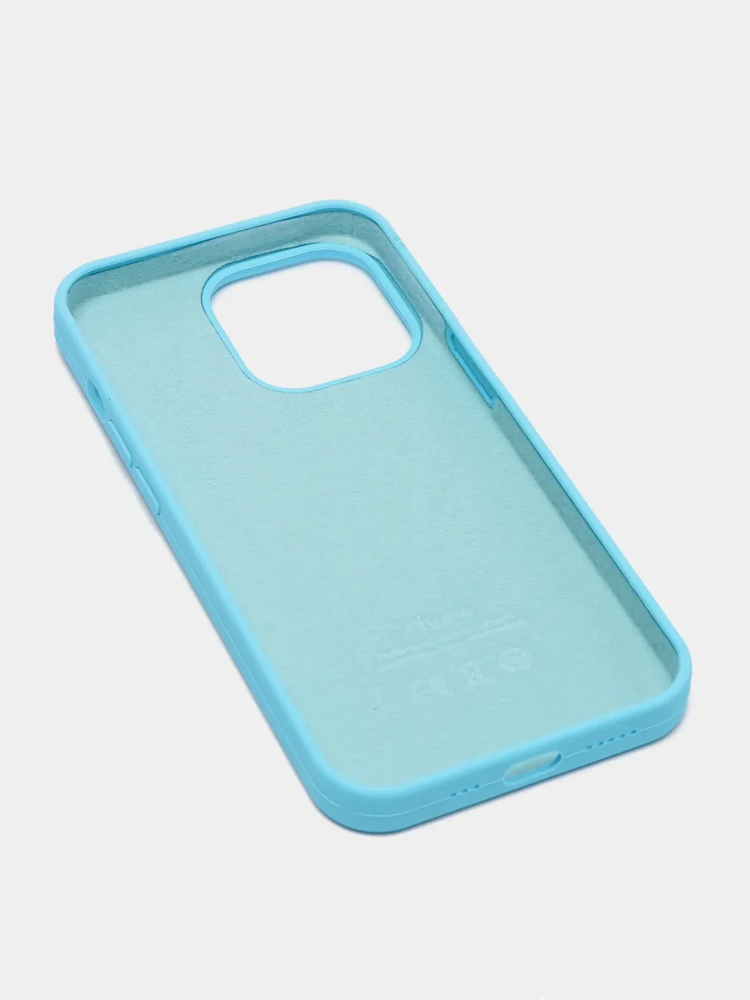 Голубой чехол Silicone Case ( Чехол силиконовый ) для iPhone 13 / 13 Pro / 13 Pro Max / 13 Mini