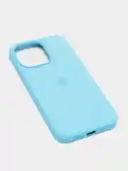 Голубой чехол Silicone Case ( Чехол силиконовый ) для iPhone 13 / 13 Pro / 13 Pro Max / 13 Mini