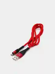 Красный кабель для зарядки и передачи данных Micro-USB