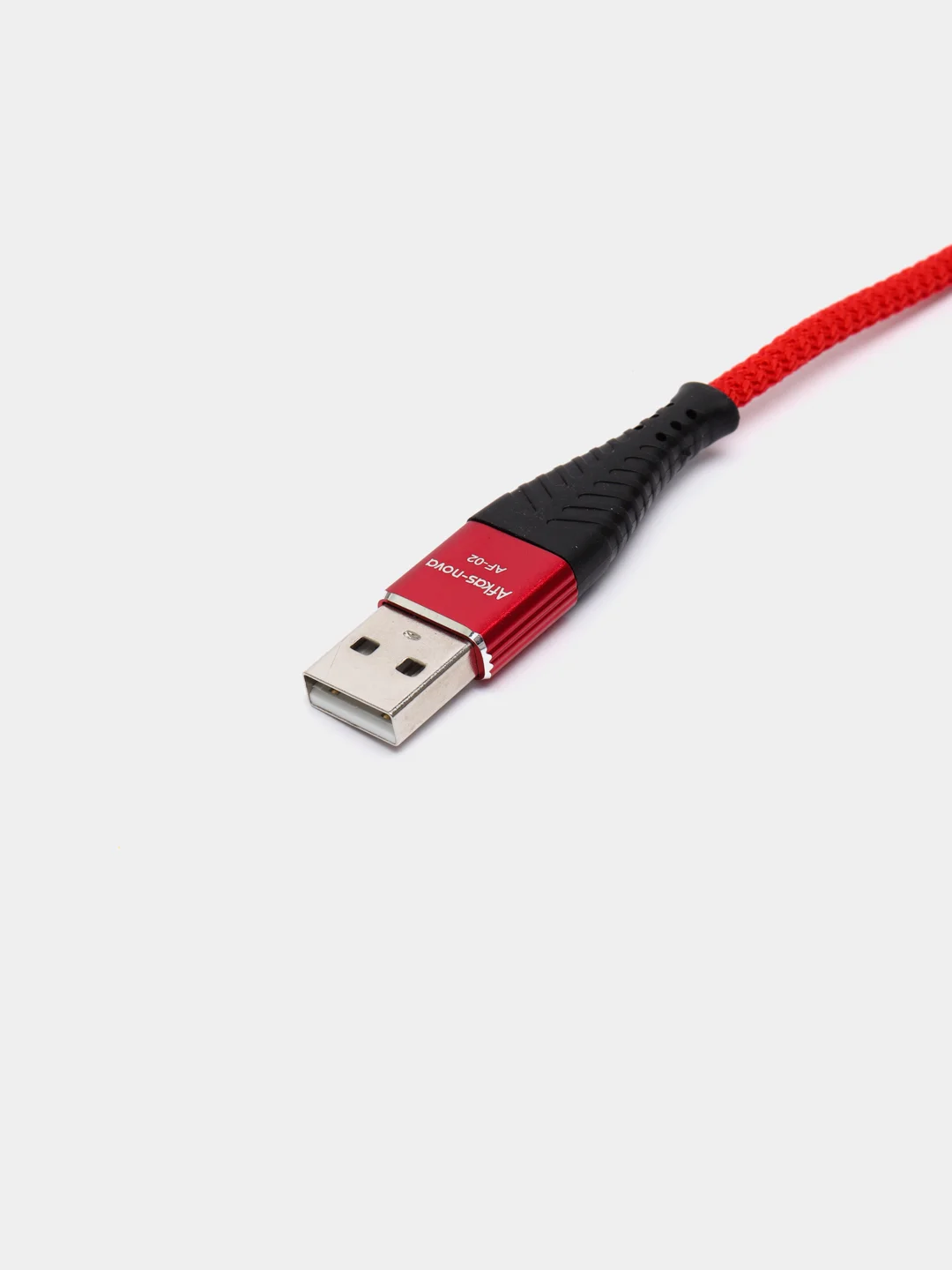Красный кабель для зарядки и передачи данных Micro-USB