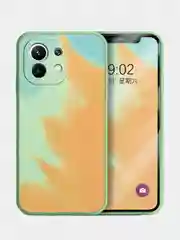 Бирюзовый чехол для Xiaomi Note 8Pro,Poco M3, Poco X3, Note 10Pro, Note 10, Note 8, Note 7 акварель