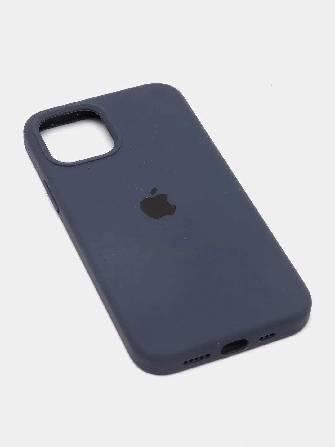 Темно-синий чехол силиконовый Silicone Case для iPhone 12, 12 Pro, 12 Pro Max, 12 Mini