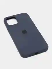 Темно-синий чехол силиконовый Silicone Case для iPhone 12, 12 Pro, 12 Pro Max, 12 Mini