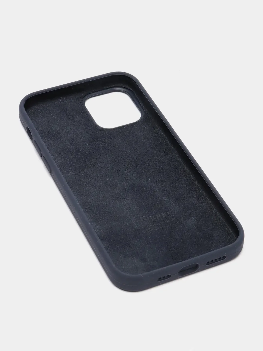 Темно-синий чехол силиконовый Silicone Case для iPhone 12, 12 Pro, 12 Pro Max, 12 Mini