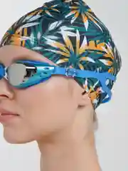 Лазурный очки для плавания водонепроницаемые с ультрафиолетовой защитой Ruihe, в футляре
