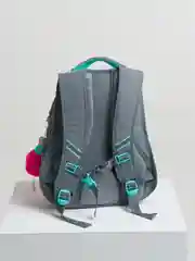 Белый рюкзак для девочки, с анатомической спинкой