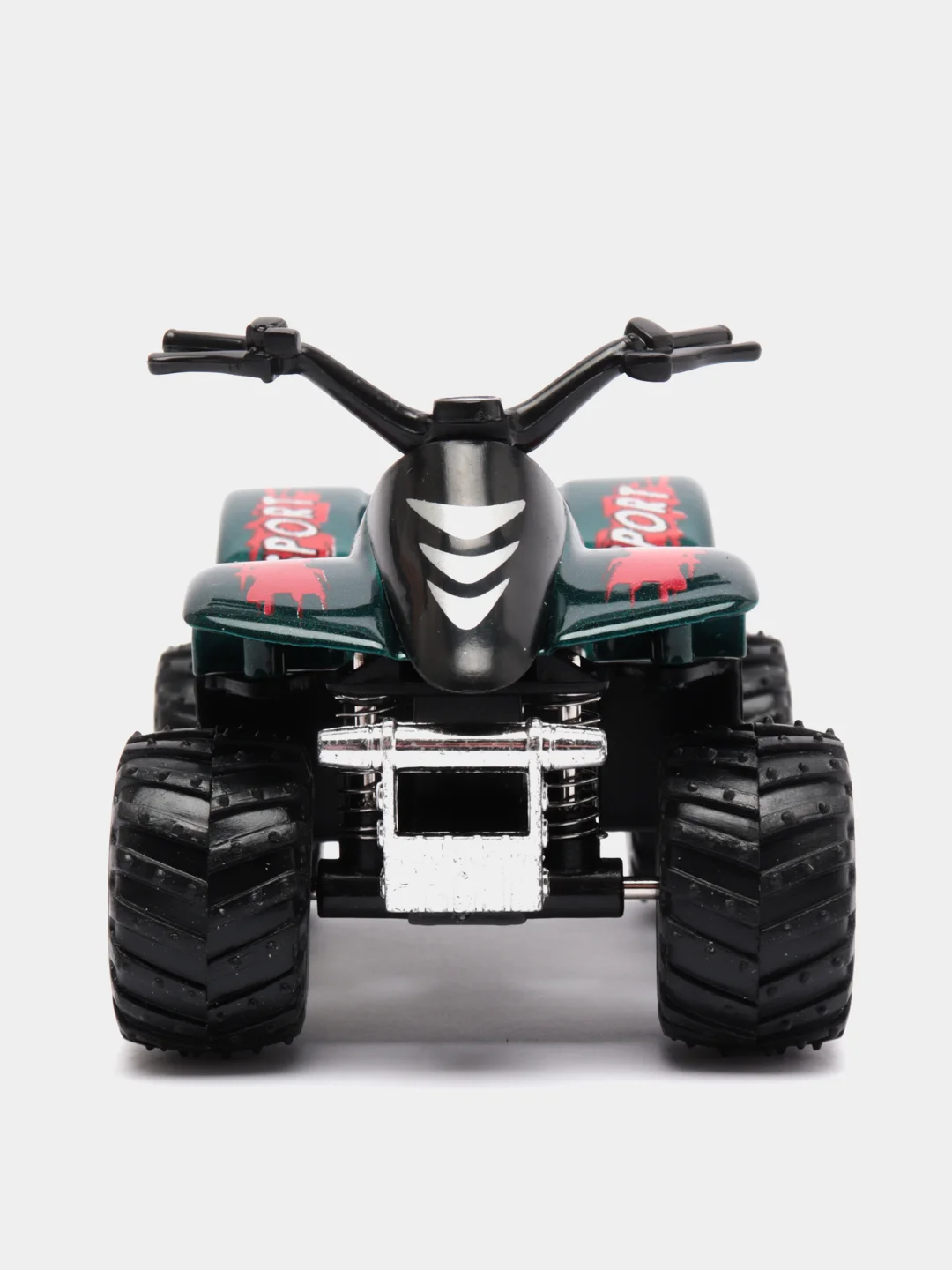 Зеленый машинка Smart ATV металлическая 1:32 KT3506D