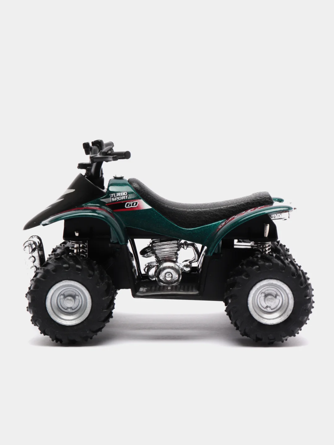 Зеленый машинка Smart ATV металлическая 1:32 KT3506D