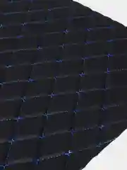 Синий экокожа стеганная для авто чехлов салона мебели 1.4м
