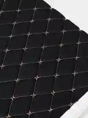 Бежевый меланж экокожа стеганная для авто чехлов салона мебели 1.4м