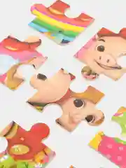 Горчичный пазл деревянный для малышей