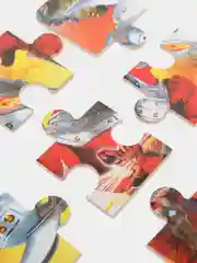 Желтый пазл деревянный для малышей