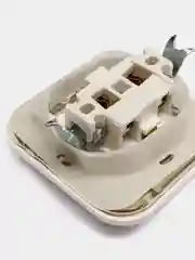 Розетка с крышкой Гармония, белая, 16А