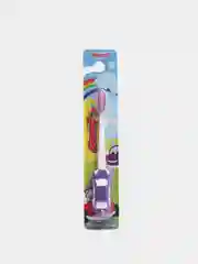 Фиолетовый детская зубная щетка на присоске Grendy Kids "Машинка"