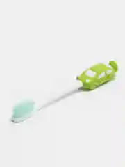Зеленый детская зубная щетка на присоске Grendy Kids "Машинка"
