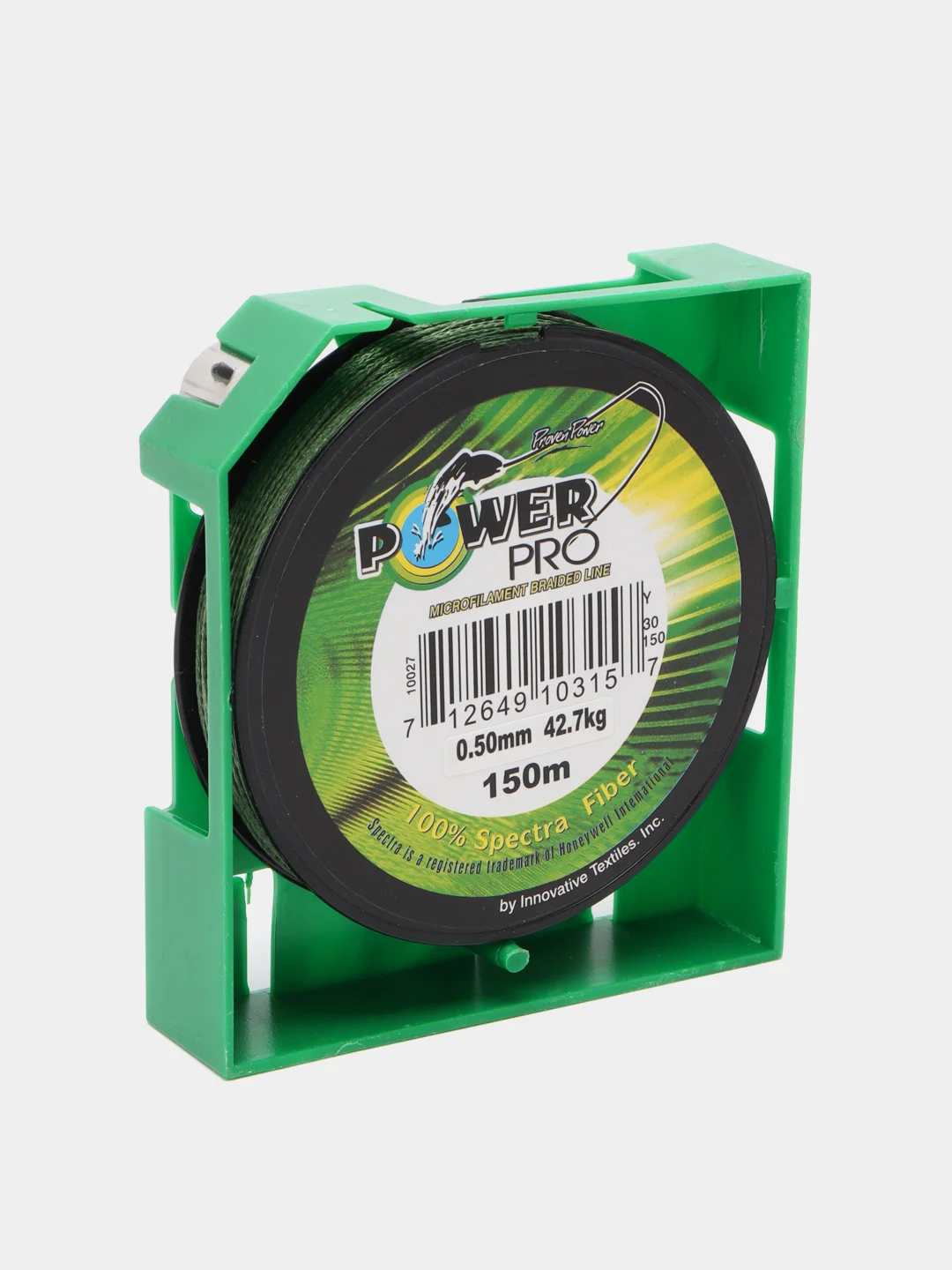 Зеленый плетеный шнур-леска Power Pro для удочки и спиннинга, 0,50 мм, 42,7 кг, 150 м