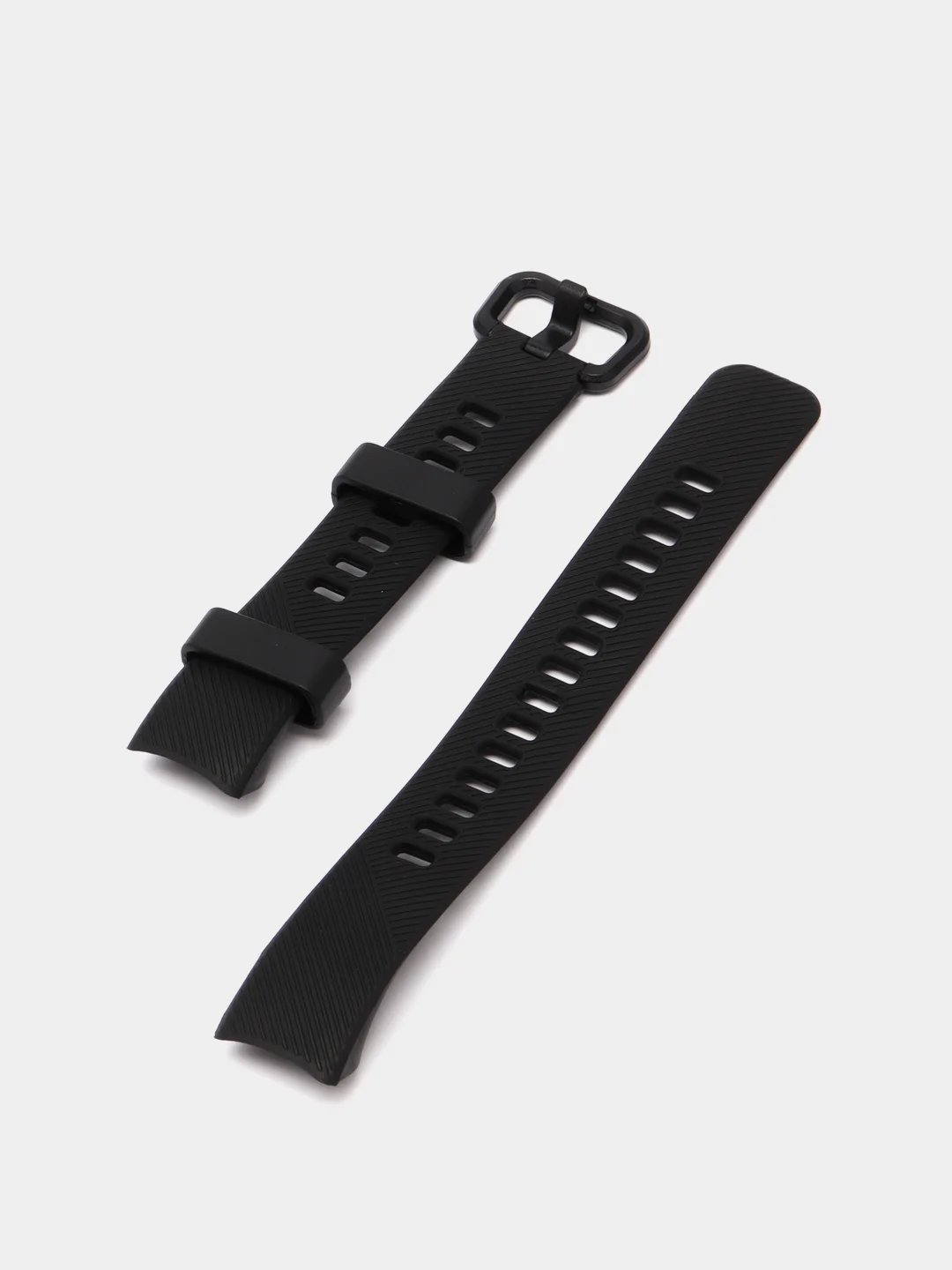 Черный силиконовый ремешок для Honor Band 4, 5