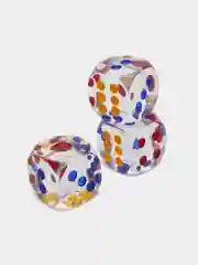 Прозрачный кости игральные, прозрачные