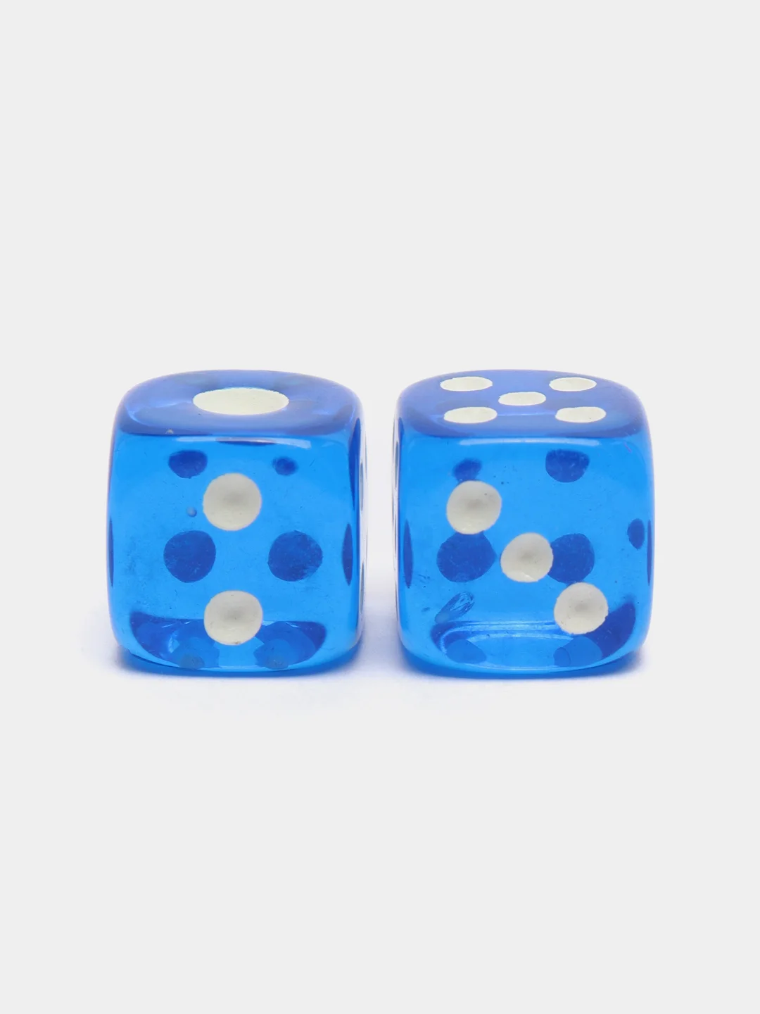 Лазурный кости игральные, прозрачные, 3 размера
