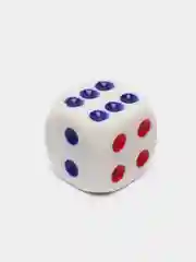 Белый игральные кости, зарики, 10 и 15 мм