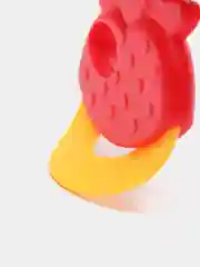Вишнёвый прорезыватели детские на кольце, 3 штуки