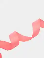Кораллово-розовый лента репсовая, 25 мм, отрез 5 метров