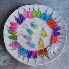 Серьги "Мармеладные мишки"