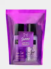 Спрей для тела, парфюмированный, подарочный набор Victoria Secret I love shimmer, 2 штуки