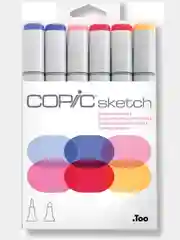 Набор маркеров Copic Sketch, 6 штук