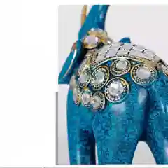 Лазурный декоративные изделия из фарфора, лебеди