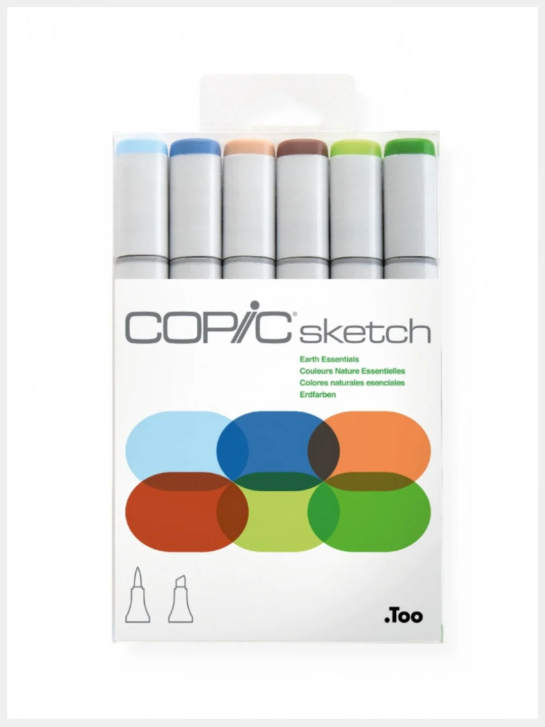Набор маркеров Copic Sketch, 6 штук