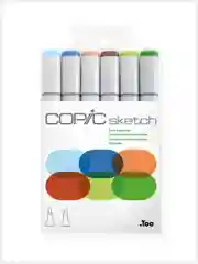 Набор маркеров Copic Sketch, 6 штук